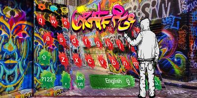 Graffiti color inkjet cool hip hop keyboard স্ক্রিনশট 3