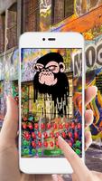 Graffiti color inkjet cool hip hop keyboard ภาพหน้าจอ 2