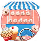 Divine Delicious Cupcakes Keyboard Theme 2D ícone