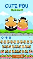 Cute Pou Friends Keyboard Theme screenshot 3