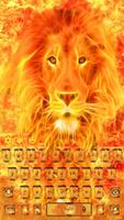 Hell Fire Lion Keyboard Theme تصوير الشاشة 3