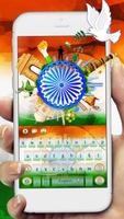Indian independence day keyboard Theme Affiche