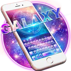 Скачать Neon galaxy keyboard APK