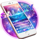 Neon galaxy keyboard icône