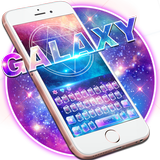 Neon galaxy keyboard icône