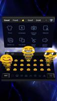 Midnight Panther Keyboard Theme imagem de tela 2