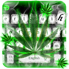 Weed Rasta Smoke Keyboard-icoon
