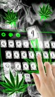 Weed Rasta Smoke Keyboard постер