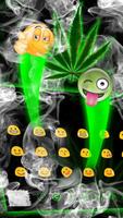 Weed Rasta Smoke Keyboard capture d'écran 2