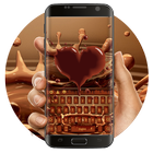 Chocolate Love keyboard أيقونة