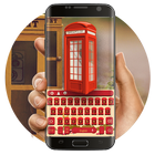 UK phone booth keyboard icon