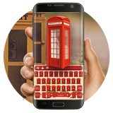 UK phone booth keyboard ikona