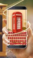 UK phone booth keyboard पोस्टर