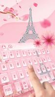 Pink Diamond Paris Love keyboard ภาพหน้าจอ 2