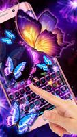 Neon butterfly keyboard imagem de tela 1