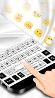 White Bow Keyboard ảnh chụp màn hình 1
