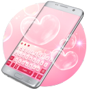 Pink Love Bubble Keyboard APK