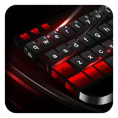 Black Red Keyboard APK download