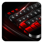 Black Red Keyboard icon