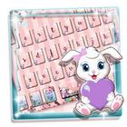 Lovely Rabbit Cartoon Keyboard icône