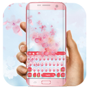 Pink petals dancing keyboard APK