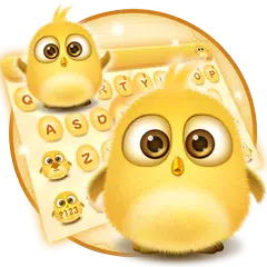 lovely yellow bird keyboard APK download