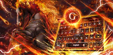 Flame Horse Keyboard Theme