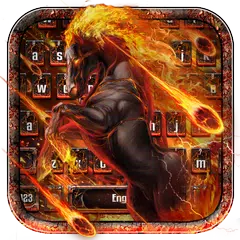 Flame Horse Keyboard Theme APK download