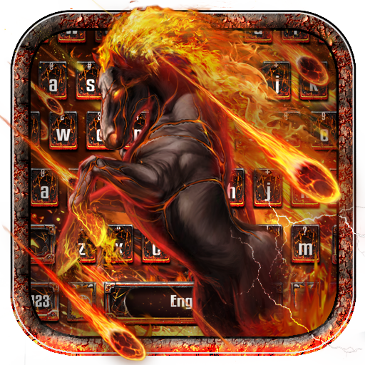 Flame Horse Keyboard Theme