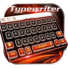 Hot classic typewriter keyboard