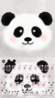 Cute Panda Keyboard Theme poster