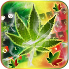 Weed Rasta Ganja Smoke Keyboard-icoon