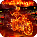 Fire Motorcycle Skull Warrior Keyboard Theme APK