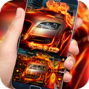 Luxury Super Speed ​​Fire Car Keyboard Theme APK