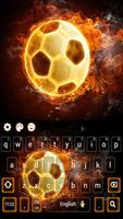 Fire Football Kick Keypad Theme скриншот 2