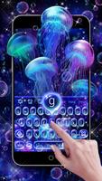 Lucid Jellyfish Keyboard Theme اسکرین شاٹ 1