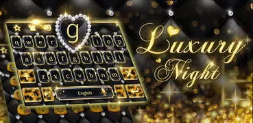 Luxurious Black Keyboard Theme