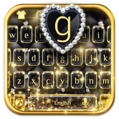 Baixar Tema de teclado preto luxuoso APK