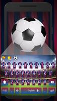 Barcelona Football Keyboard Affiche