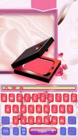 Glitter cosmetic case keyboard اسکرین شاٹ 3