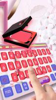 Glitter cosmetic case keyboard ảnh chụp màn hình 1