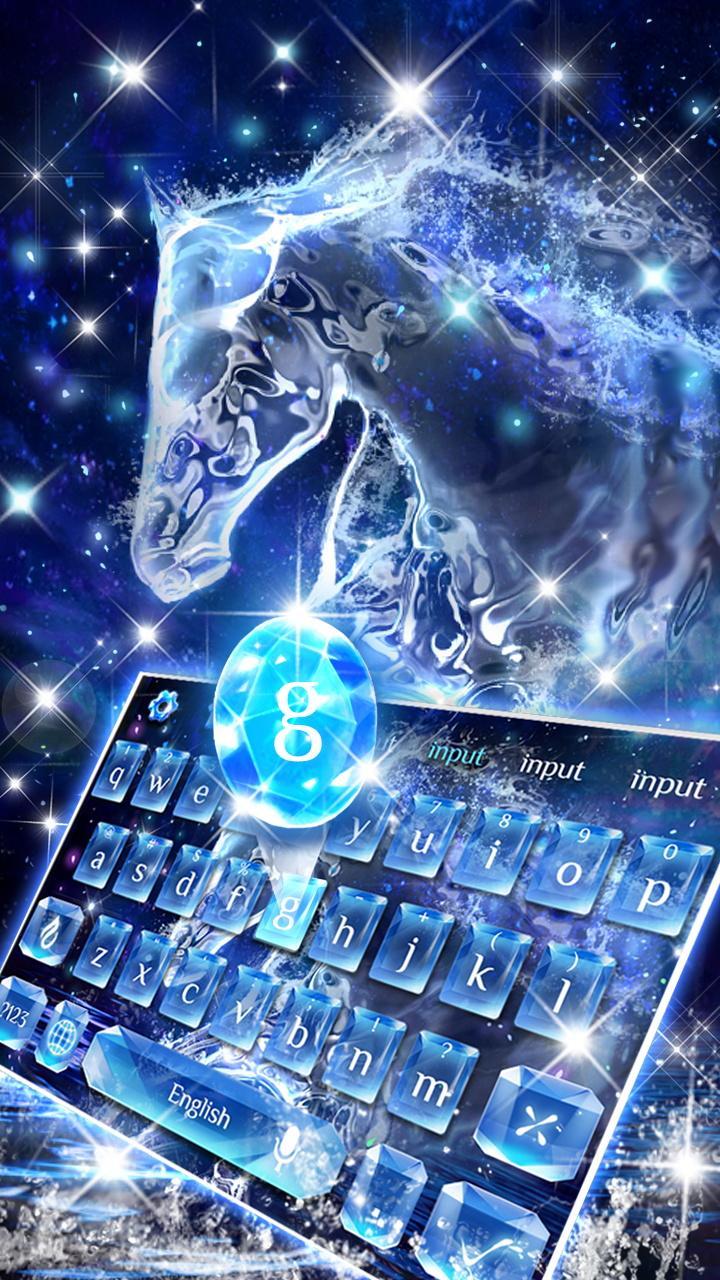 Tải xuống APK Pha lê Con ngựa Bàn phím Chủ đề cho Android