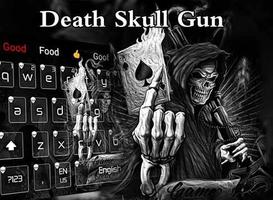 Dark Flame Devil skull gun Theme Keyboard screenshot 2