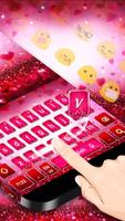 Pink Gold Love Keyboard Screenshot 1