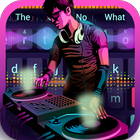 DJ muziek mode rock thema toetsenbord-icoon