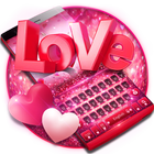 Valentine's Day Love Keyboard أيقونة
