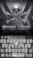 Metal Skull Keyboard Theme poster