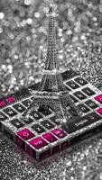 Paris Silver Keyboard Affiche