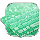 Shimmy Neon Green Keyboard Theme Zeichen