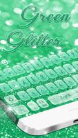 Shimmy Neon Green Keyboard Theme penulis hantaran